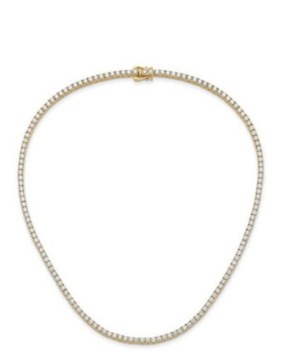 26.6 GRAMS LAB GROWN DIAMOND TENNIS-TYPE GOLD NECKLACE - 214/Y CLASSIC