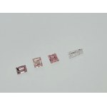 4 NATURAL POLISHED DIAMONDS 0.41 LIGHT PINK - I1 - 3 - AM20705-29