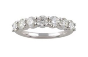 14K GOLD RING WITH 1 CARAT OF DIAMONDS