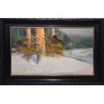 Unidentified artist (20th century), Winter landscape with grouse