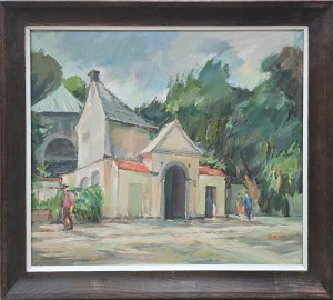 Sławomir Mieleszko (1938 Nowy Świerżeń - 2021 Warszawa), Synagoga Remuh na krakowskim Kazimierzu, 1989