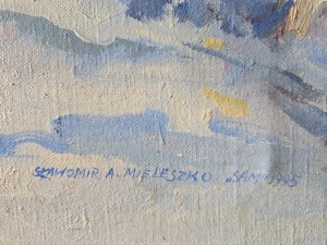 Sławomir Mieleszko (1938 Nowy Świerżeń - 2021 Warszawa), Mroźny dzień, 1997