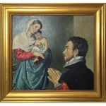 Giovanni Battista Moroni (according to), Nobleman Adoring the Madonna