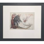 Franciszek Starowieyski (1930-2009), Sketch for a Socialist Realist Image