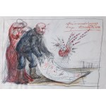 Franciszek Starowieyski (1930-2009), Sketch for a Socialist Realist Image