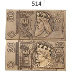 Third Republic, Set of 20 and 50 zloty plaques