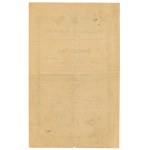 II RP, Certificate of passing the exam by the officer of the square of the city of Bydgoszcz - Capt. Świtalski