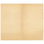 II RP, Diploma of the badge of the 14th Infantry Division - signature of Gen. Kedzierski.