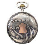 Europe, pocket watch - niello