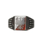 II RP, Patriotic signet ring with eagle