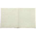 Letter from the commission of the Lublin Province to the priest 1822