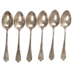 Greater Poland, Set of 6 spoons with Drogoslaw coat of arms - silver Stark Poznan