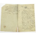 Poland, Notarial document Hrubieszów 1854