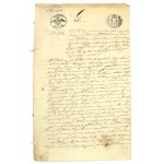 Poland, Notarial document Hrubieszów 1854