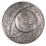 PRL, Medal for the First Polish Flight into Space 1978 - Silver, mintage of 20 pieces