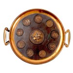 PRL(?), Hanging tray with images of Gdansk and Elblag coins