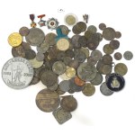 Set of medals, tokens and badges - 102 pcs.