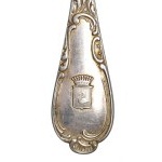 II RP, Spoon with the Swan coat of arms - K. Bierkowski