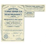 II RP, Polish-Baltic Trade and Transport Society 25 x 1,000 mkp 1920