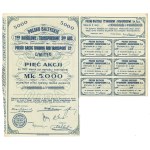 II RP, Polish-Baltic Trade and Transport Society 5 x 1,000 mkp 1920