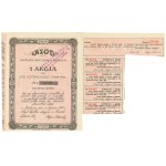 II RP, Azot Joint Stock Company in Bory, Share 140 mkp 1921