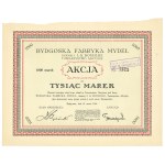 II RP, Bydgoszcz Soap Factory, Share 1,000 marks 1921