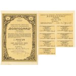 II RP, Factory of Roofing Paper and Tar Products Host in Sieradz, Stock of 100 zlotys 1933