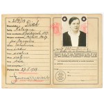II RP, ID card Yaroslavl 1939