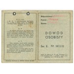 II RP, ID card Yaroslavl 1939