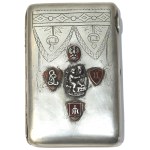 Russia, Cigarette case Moscow - by a veteran of the I Polish Corps