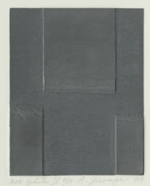 Andrzej Gieraga (b. 1934, Sliwniki), Untitled IV, 1988