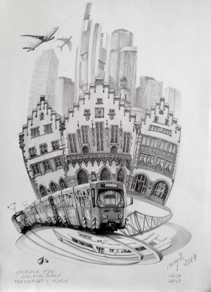 Maya Wolf, Iron birds and glass mountains. Frankfurt am Main (S)