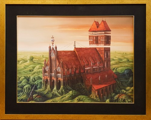 Jarosław Jaśnikowski, Na oceanie zieleni, (L giclee)