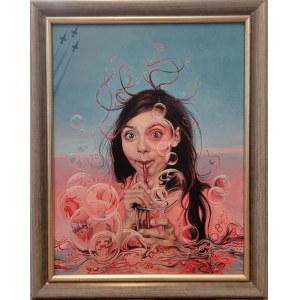 Maja Wolf, Kosmate myśli II (L na płótnie)