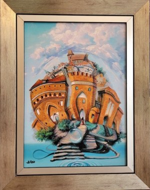 Maya Wolf, 3 Gates of Toronto (L on canvas)