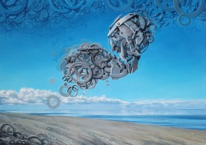 Wolf May, Virtual Love (L on canvas)