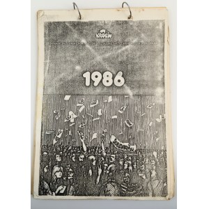 DISCLAIMED, FALSE, IMPROVED AND DISCOVERED FACTS FROM THE LATEST HISTORY OF POLAND [2nd Circulation] CALENDAR 1986