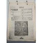 DISCLAIMED, FALSE, IMPROVED AND DISCOVERED FACTS FROM THE LATEST HISTORY OF POLAND [2nd Circulation] CALENDAR 1986