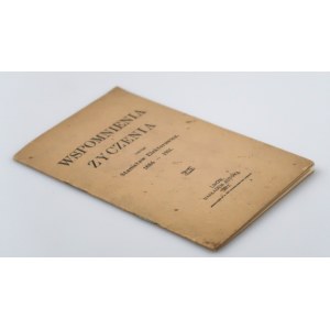 ELEKTOROWICZ STANISŁAW Memories and wishes 1886-1911 (Lviv 1912)