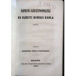 Krótkie rzeczy potrzebnych z strony wolności a swobód polskich; Naprawa Rzeczypospolitej do elekcji nowego króla; O wolności Rzeczypospolitej; Votum szlachcica polskiego; Krótka wiadomość o sejmach i sejmikach, Kraków 1859 r., klocek introligatorski