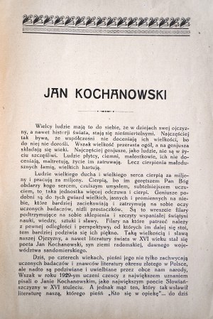 WIŚNIEWSKI Jan, Jan Kochanowski życiorys i pamiątki rodzinne [Radom 1930 r.]