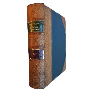 TASSO Torquato, Goffred abo Ieruzalem wyzwolona, całość, bardzo dobry stan, z portretem Piotra Kochanowskiego, półskórek, Kraków 1902 r.
