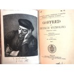 TASSO Torquato, Goffred abo Ieruzalem wyzwolona, całość, bardzo dobry stan, z portretem Piotra Kochanowskiego, półskórek, Kraków 1902 r.