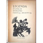 WYSPIAŃSKI Stanisław, Legenda. Paris 1892-Cracow 1897, leather binding, bookbinder Robert Jahoda. Wyspiański