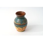 Ceramic vase - blue glaze - Stoneware - Bald Mountain