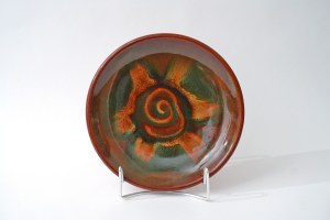 Ceramic decorative platter - Stoneware - Bald Mountain - 25,5 cm