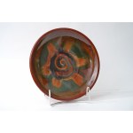 Ceramic decorative platter - Stoneware - Bald Mountain - 25,5 cm