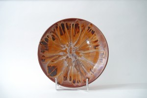 Ceramic decorative platter - Stoneware - Bald Mountain - 32 cm