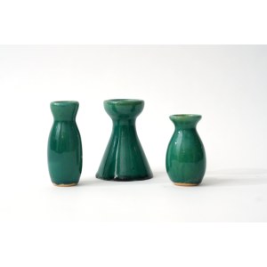 3 x miniaturowy, ceramiczny wazon - Białystok