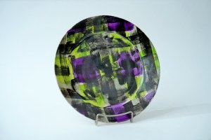 Porcelain decorative platter - Pruszkow